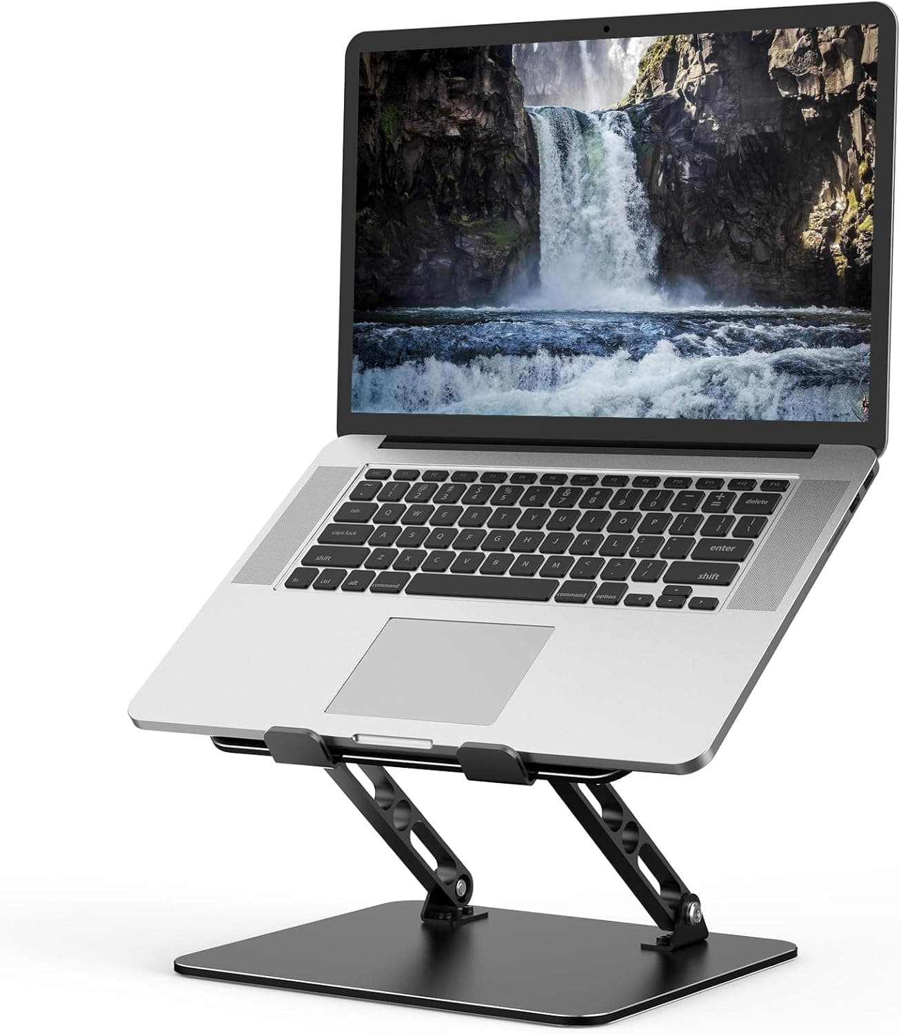 Gogoonike Adjustable Laptop Stand for Desk, Metal Laptop Riser, product photograph