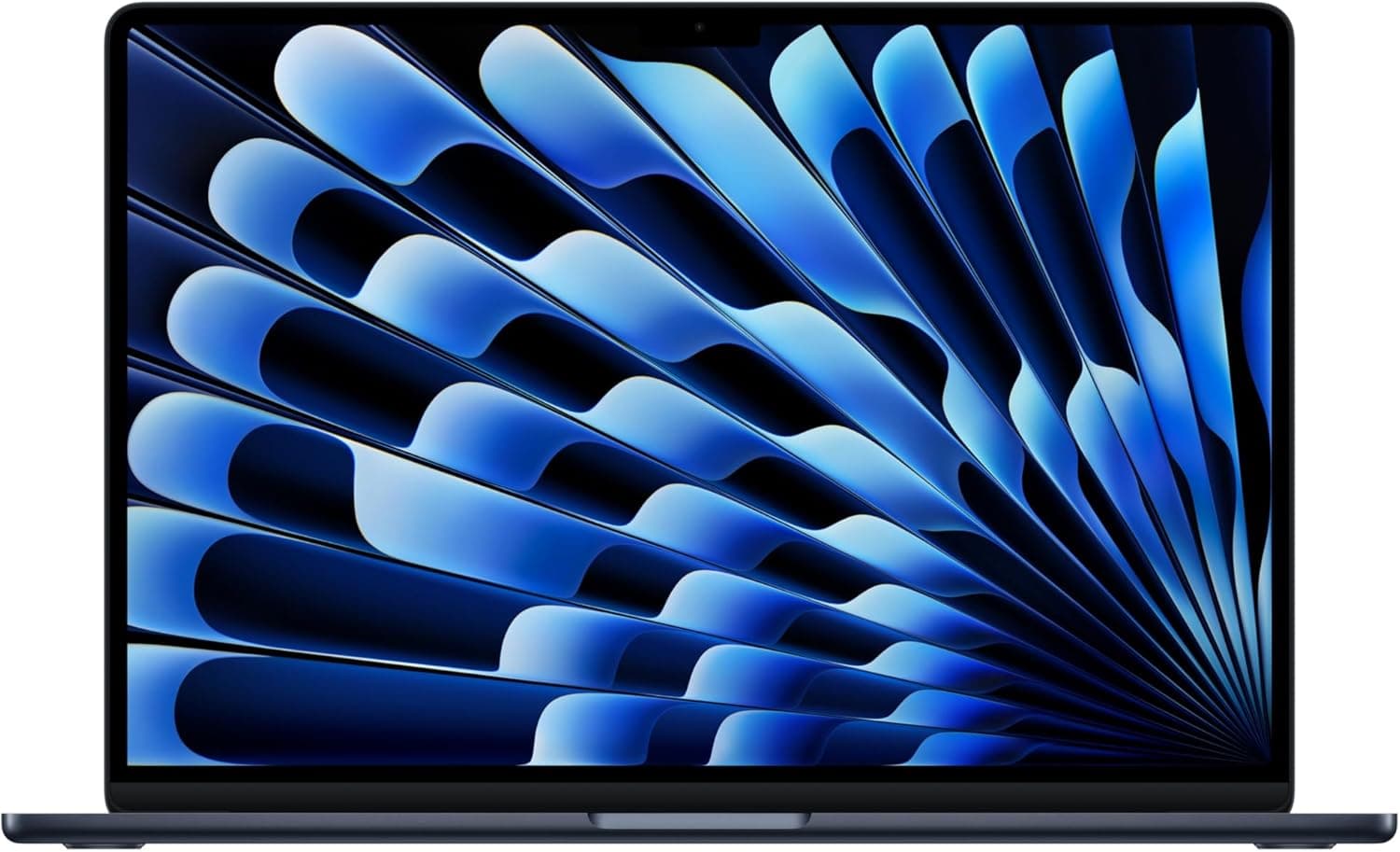 Apple 2026 MacBook Air 15-inch with M5 chip, Midnight, product photograph