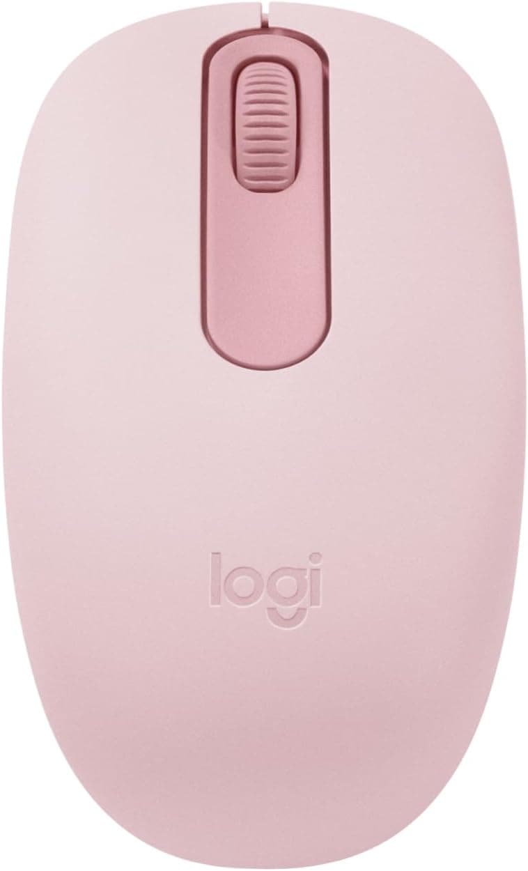Logitech M196 Compact Bluetooth Wireless Mouse, Rose, product photograph