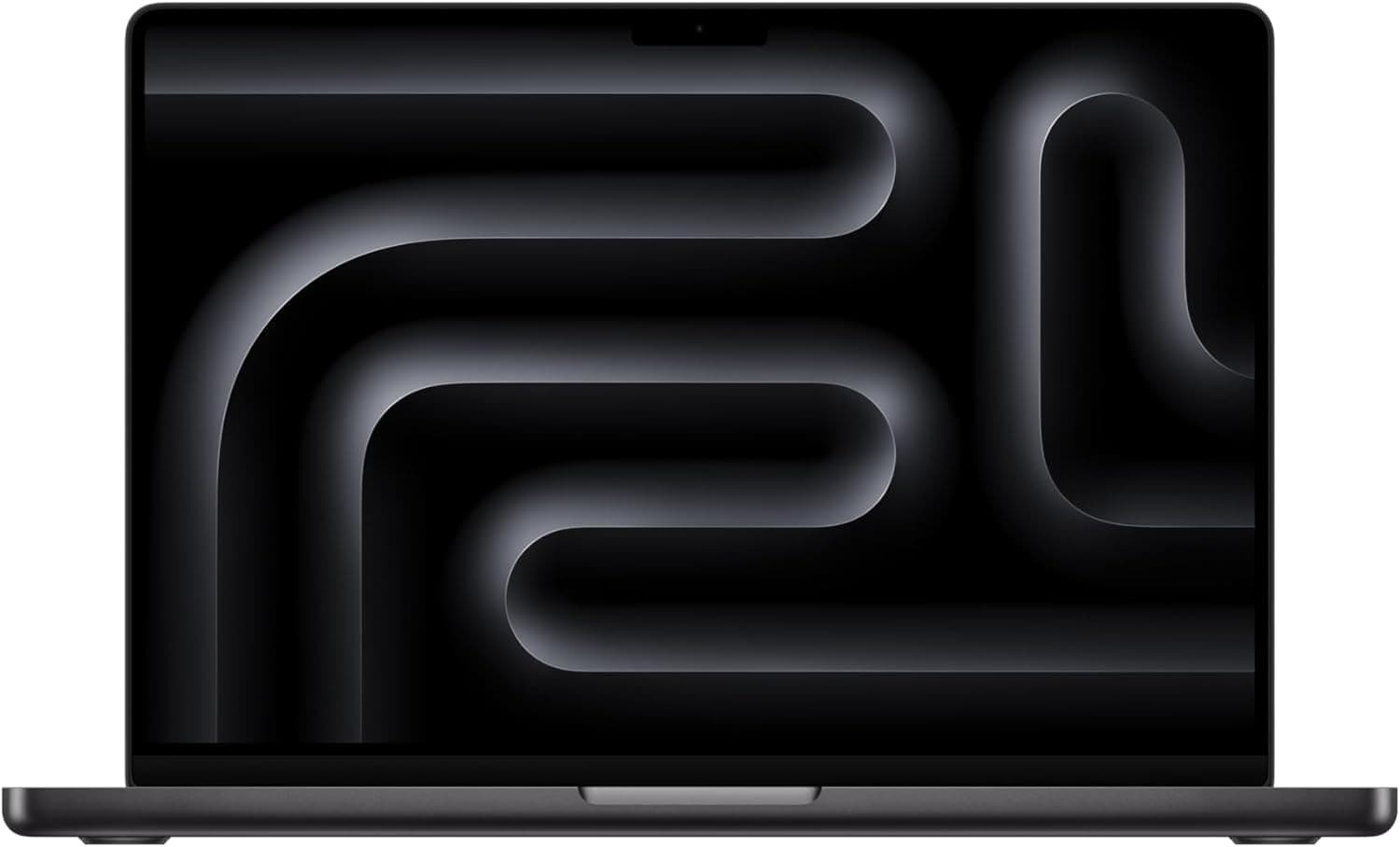 Apple 2025 MacBook Pro 14-inch with M5 chip, Space Black, product photograph